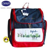 ราคา Enfantเป้สะพายหลังเก็บอุณหภูมิ Size7x14x15นิ้ว ลายหอไอเฟลสีน้ำเงิน (1301436375)