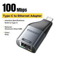 ราคา SAKHSHP ESSAGER OTG LAN RJ45 ถึง Type C Ethernet Adapter 100Mbps - ES-OTG22 (40324770281)