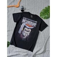 ราคา เสื้อยืดมือสอง การ์ตูน Marvel Comic X-men สีดำ ลาย Wolverine ปกคอมมิค สกรีนคม สภาพใหม่มาก ลิขสิทธิ์แท้ M (29324175609)
