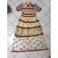 ราคา เดรสยาว เดรสยาวปักทั้งตัว งานป้าย Miss bell ฟรีไซด์ (3248516425)