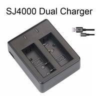 ราคา ที่ชาร์จ DUAL CHARGER SJ4000 แท้ For SJCAM SJ4000 Battery Dual Charger For SJ Cam SJ4000 WiFi SJ5000 SJ6000 SJ7000 Actio (7338182017)