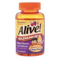 ราคา วิตามินรวมสำหรับเด็ก (60 เม็ด(เยลลี่)) Alive gummies จากแบรนด์ Nature’s Way นำเข้าของแท้ 100% (3960768783)