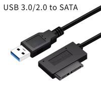 ราคา USB 2.0 Mini Sata II 13Pin อะแดปเตอร์แปลงสายเคเบิลสำหรับแล็ปท็อป CD/DVD ROM Slimline ไดรฟ์อะแดปเตอร์ไดรฟ์สำหรับ Notebook (27519100981)