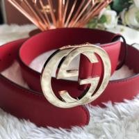 ราคา GUCCI GG AP00G Belt "หัวสีทองอ่อน" 1 (2332301167)