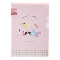 ราคา SANRIO แฟ้มกระดุม Mix Characters A4 Clear File With Pocket (19680216095)