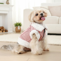 ราคา เสื้อโค้ทขนแกะสําหรับสุนัขขนาดเล็กและกลาง เช่น ชิวาวาและเฟรนช์บูลด็อก พร้อมห่วง D Ring (52950754017)
