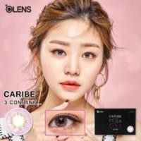 ราคา Olens คอนแทคเลนส์จากเกาหลี -3.25 สีชมพู ของแท้100% ใส่สบายตา (702270229)