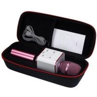 ราคา Q7 ไมโครโฟนลำโพงบลูทูธมสีดำ,ทอง,และชมพูพร้อมกระเป๋ากันกระแทกและสายชาร์จ เป็นทั้งไมค์และลำโพงแบบพกพาพร้อมส่งค่ะ (5013020668)
