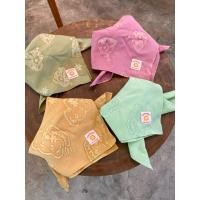 ราคา ผ้าโพกผม มัดย้อมปั๊มเทียน ☘️ แฮนเมด ผ้าเช็ดหน้า Bandana (29882771108)
