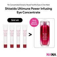 ราคา New Product # SHISEIDO ULTIMUNE Power Infusing Eye Concentrate Sample Pack (5ml x 4/2) (41074914724)
