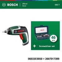 ราคา BOSCH ชุดสุดคุ้ม สว่านไขควง ไร้สาย 3.6V IXO 7และ ชุดไขควงมือ - 46 ชิ้น (27155542104)