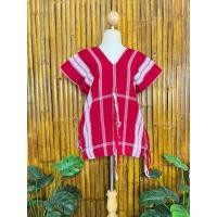 ราคา เสื้อกะเหรี่ยงผู้ชาย/ผู้หญิง รอบอก 44นิ้ว/48นิ้ว (ฟรีไซด์) เสื้อกะเหรี่ยงทอมือใส่ได้ทั้งหญิงและชาย เสื้อกะเหรี่ยงDelta (26284154186)