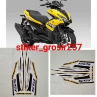ราคา YAMAHA AEROX VVA 155 R 2018 สติ๊กเกอร์แถบร่างกายสีเหลือง (27978345662)
