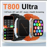 ราคา T800 Ultra Bluetooth Smart Watch 1.99 นิ้ว HD Full Touch โทรศัพท์บลูทูธ IP68 กันน้ําหน้าจอสัมผัสเต็มรูปแบบไร้สายชาร์จ (27984256727)