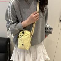 ราคา DAPPERGENT Mini Nylon Crossbody Bag, Ultra-light Multifunctional Drawstring Small Square Bag, Fashion Storage Bag Zipper Korean Style Water Bottle Bag Girls (26187938650)