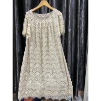 ราคา เดรสลูกไม้สีครีม แบรนด์ญี่ปุ่น (26503005627)