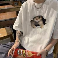 ราคา เด็กชายหล่อแขนสั้นเสื้อยืดบางสไตล์สไตล์ฮ่องกงครึ่งแขนผ้าฝ้ายแท้หลวมอินเทรนด์ครึ่งแขนด้านบน 8.8 ข88.8 ค (43874270624)