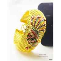 ราคา กำไลข้อมือลายนกยูง งานลงยาสุโขทัย หุ้มทอง 5 ไมครอน (2075987556)