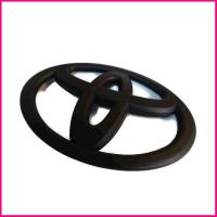 ราคา *ส่งด่วน* แผ่นป้าย โลโก้ หน้ากระจัง Toyota ขนาด 17 X 11.5 cm สีดำด้านสำหรับรถ Toyota Fortuner Champ​และ Vigo Champ (15299612930)