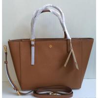 ราคา แท้!! กระเป๋าสะพายไหล่ crossbody ได้ Tory burch emerson saffiano small tote เลือกสีได้ ใหม่ (19168198124)