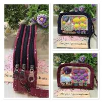 ราคา กระเป๋าผ้าญี่ปุ่นแฝด 3 ซิป แฝด2ซิปขนาดสูง 4 นิ้วกว้าง 5.5 นิ้วด้านข้างกว้าง 1 นิ้ว แฝด 2ซิป กว้าง 5นิ้วสูง 3.8นิ้ว (22279688576)