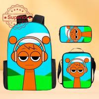 ราคา Nsincredibox Sprunki Rhythm กล่องกระเป๋าเป้สะพายหลังเกมอุปกรณ์ต่อพ่วงกระเป๋านักเรียนสามชิ้นชุดกระเป๋านักเรียน R5w7 (26027266809)