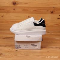 ราคา Alexander McQueen รองเท้าสีขาวสีดํานําเข้าคุณภาพ zbqm ydxz (46550920233)