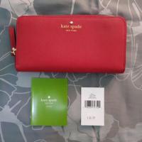 ราคา กระเป๋าสตางค์ใบยาว kate spade wallet ของแท้ % (1524157617)