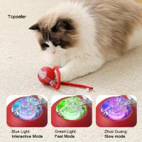 ราคา ท็อปส์ซู* ของเล่นสัตว์เลี้ยงสําหรับแมว ของเล่นแมวในร่ม ลูกบอลของเล่นแมวสําหรับแมวและสุนัขในร่ม – อัจฉริยะกลิ้งทิศทางอัตโนมัติเปลี่ยนสนุกลูกแมวเชสเพ (52102602024)