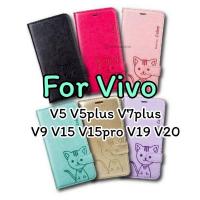 ราคา Vivo V5 V5plus V7plus V9 V15 V15pro V19 V20 เคสฝาพับ Domicat ฝาพับ (40923347978)