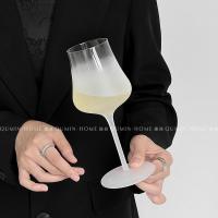ราคา ยุคกลาง Frosted Glass Cheery Glass ต่างประเทศไวน์ Goblet แก้วไวน์ Burgundy หรูหรา High-End แก้วไวน์ (54450791029)