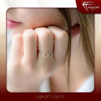 ราคา นคร เจมส์ แหวนเพชรแท้ ทองคำแท้18K(ทอง75%)แหวนอินฟินิตี้ฝังเพชรแท้ ขายได้ จำนำได้ พร้อมใบรับประกันสิ (27017865906)