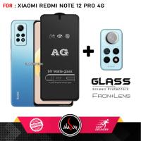 ราคา LAYAR 2IN1 กระจกนิรภัยป้องกันแสงสะท้อน Matte Screen Package สําหรับ Xiaomi Redmi Note 12 Pro 4G ฟรีกล้องกระจกนิรภัย (29793048842)