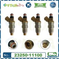 ราคา 4pcs หัวฉีดน้ํามันเชื้อเพลิง 23209-11100 23250-11100 สําหรับ TOYOTA PASEO 1.5L 2320911100 2325011100 (47100119801)