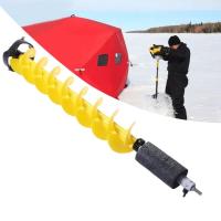 ราคา LocalCamera-th 6in Ice Auger Kit Lightweight Lightweible Flexible Blade Blade Bit สำหรับชั้นหนาในพื้นที่น้ำลึก (41823134288)