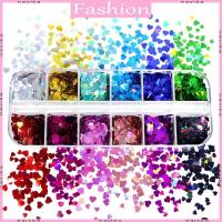 ราคา Nav 3D เงา Love Heart Sequins Glitter Flakes เล็บที่มีสีสันสําหรับ Sparkle Glitter สติกเกอร์ Decals เล็บ Decorat (28526171121)
