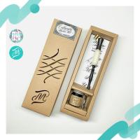 ราคา Calligraphy Starter kit - Black Classic Wood ชุดปากกาคอแร้ง Oblique pen เขียนอักษร Dip pen (1659417789)