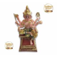 ราคา พระพรหม ท้าวมหาพรหม หน้าตัก3นิ้ว สูง 9" ฐานกว้าง 3.5" งานเรซิ่น แต่งองค์ทรงเครื่อง ประดับสวยงาม พร้อมบูชา (8600003860)