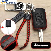 ราคา XM 2 ปุ่มพวงกุญแจหนัง Mitsubishi สําหรับ Mitsubishi Montero/Mirage G4/Strada GLS/GLX .etc ฝาครอบกุญแจ Mitsubishi mirage g4 glx พวงกุญแจ (44412227639)