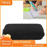 ราคา treee 3D ปากกากระเป๋าถือแบบพกพา EVA Hard Professional กระเป๋าตาข่ายพร้อมแถบยืดหยุ่นสำหรับอุปกรณ์การพิมพ์ (สีดำ) (40326340611)