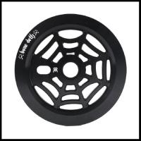 ราคา ใบจานจักรยาน BMX มีการ์ดป้องกัน Bone Deth Web Slinger Guard Sprocket Coffin Black 25T (28029873163)
