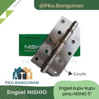 ราคา บานพับจาน /บานพับประตูสแตนเลส / บานพับผีเสื้อสแตนเลสหนาขนาด 5'' ยี่ห้อ นิชิโอ (56801563352)