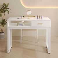 ราคา โต๊ะทำเล็บ ร้านทำเล็บพร้อมโต๊ะวาดรูป โต๊ะทำเล็บไม้สองชั้นสำหรับร้านทำเล็บและร้านเสริมสวย โต๊ะทำเล็บ โต๊ะเสริมสวย (46352102666)