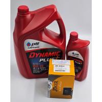 ราคา SET PTT DYNAMIC PLUS 15w-40 ขนาด 7 ลิตร(6+1 ลิตร)+กรองเครื่อง MITSUBISHI STRADA สตาร์ด้า 2.5 ,L200 CYCLONE JOKER (25067097414)