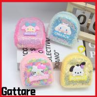 ราคา SANRIO GATTARE กระเป๋าใส่เหรียญซานริโอ้, Kawaii Collection ดีไซน์สีสันสดใส กระเป๋าสตางค์คิตตี้, คุโรมิชาร์ม การ์ตูนน่ารัก รูปร่างหูฟัง กระเป๋ามายเมโลดี้ ที่ใส่เหรียญ (4122641