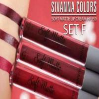 ราคา ลิป แมท สิวันนา sivanna matt lip set 3 แท่ง โทน แดงสด แดงแท้ แดงก่ำ สีสวยมาก เนื้อเนียนนุ่ม ติดทน (3358895855)