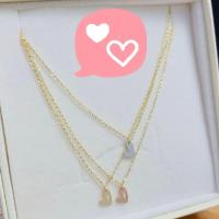 ราคา Prnicelyจี้หัวใจพร้อมสร้อยคอทองคำแท้9เค (25503828199)