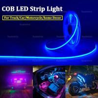 ราคา Nissan COB ไฟ LED Strip 12V 24V 10 M ตัดไฟ LED สําหรับ Trunk รถรถจักรยานยนต์ Eletric จักรยานบ้านห้องนอนห้องนั่งเล่นตกแต่งสําหรับ Nissan March Almera Note Livina X-trail (43768566573)
