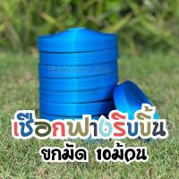 ราคา (ยกมัด 10ม้วน) เชือกโยง เชือกฟาง เชือกฟางริบบิ้น เชือกมัดทุเรียน เหนียว ทนแดด สีฟ้า ยาว200เมตร (29901787908)