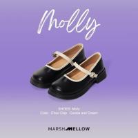 ราคา [ส่งต่อ] MOLLY - MARSHMELLOW รองเท้าคัทชู MARY JANE หัวกลมสุดคิวท์ (55751463248)